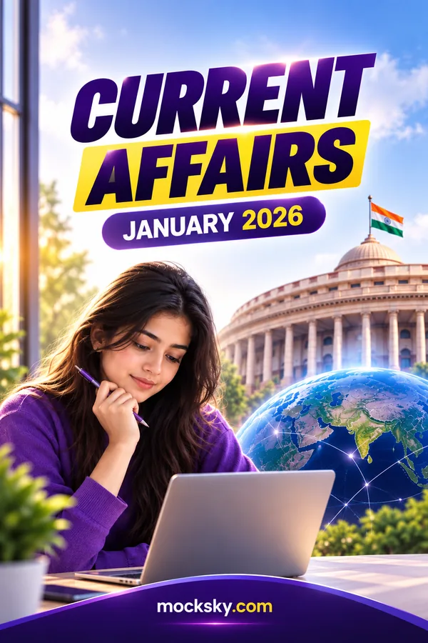 January 2026 Current Affairs Monthly Current Affairs for Government Exams
