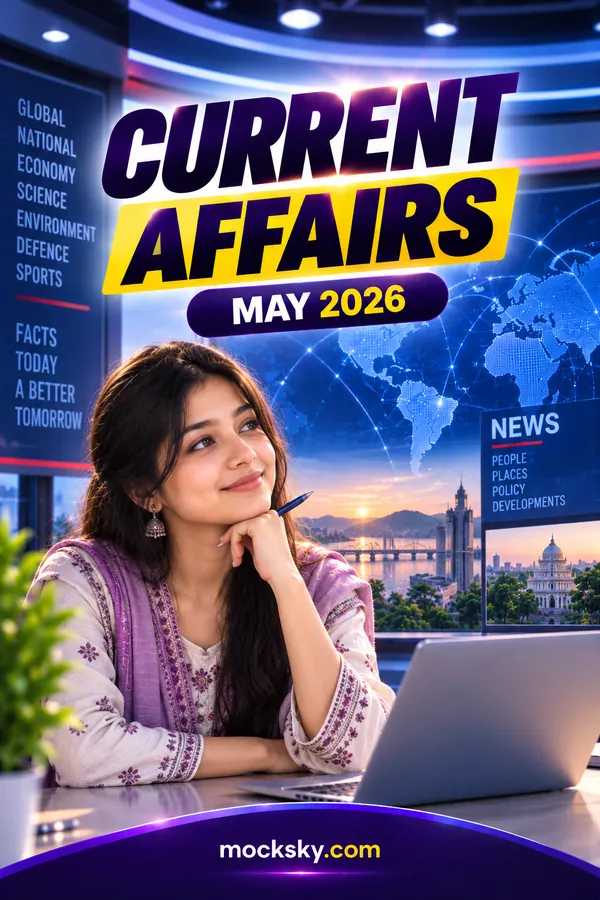 May 2026 Current Affairs Important MCQs & Questions